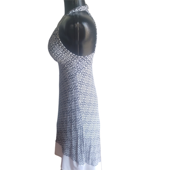 Laundry By Shelli Segal Black and White Halter Dress - Picture 5 of 6